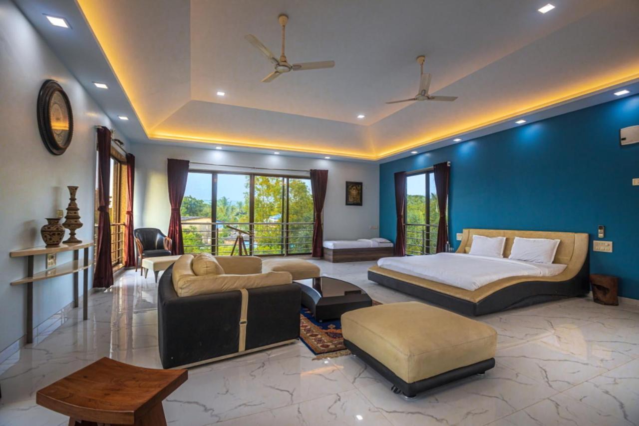 Saffronstays Aura, Alibaug - Luxury Pool Villa With A Game Room And Spacious Lawn Alībāg Extérieur photo