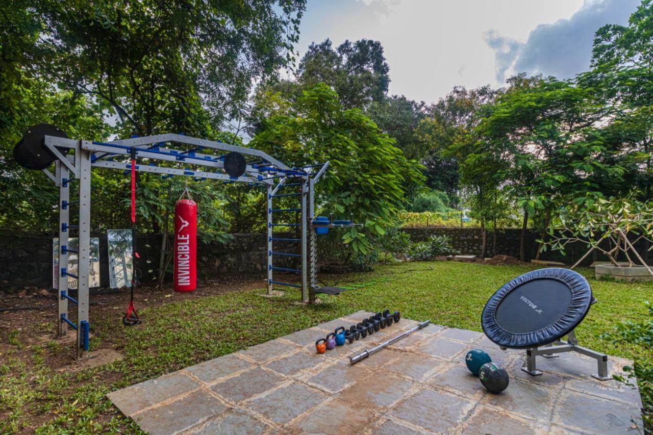 Saffronstays Aura, Alibaug - Luxury Pool Villa With A Game Room And Spacious Lawn Alībāg Extérieur photo